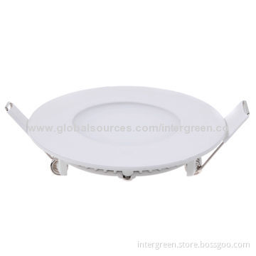 3W Ultra-slim LED Panel/Downlight, 2835 SMD, CE (New Version Certification), RoHS/FCC, Aluminum+PMMA